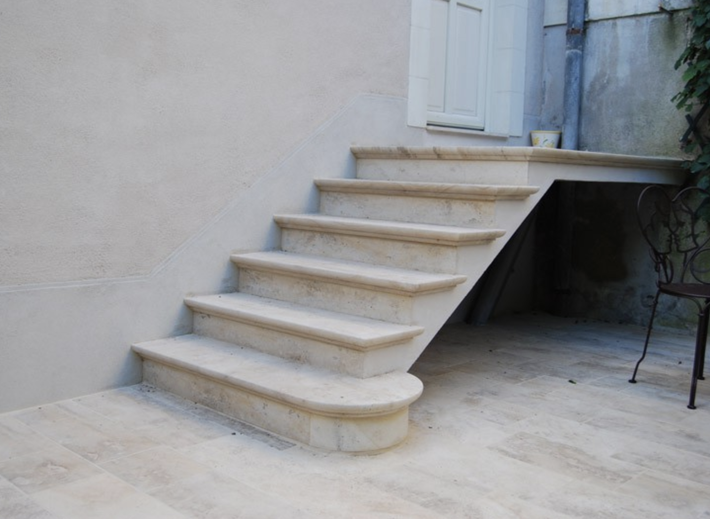 Escalier plaqué